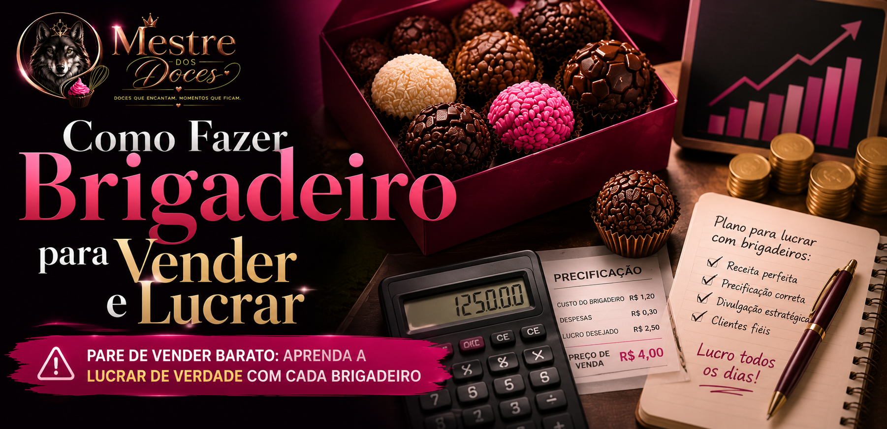 Como Fazer Brigadeiro para Vender e Lucrar