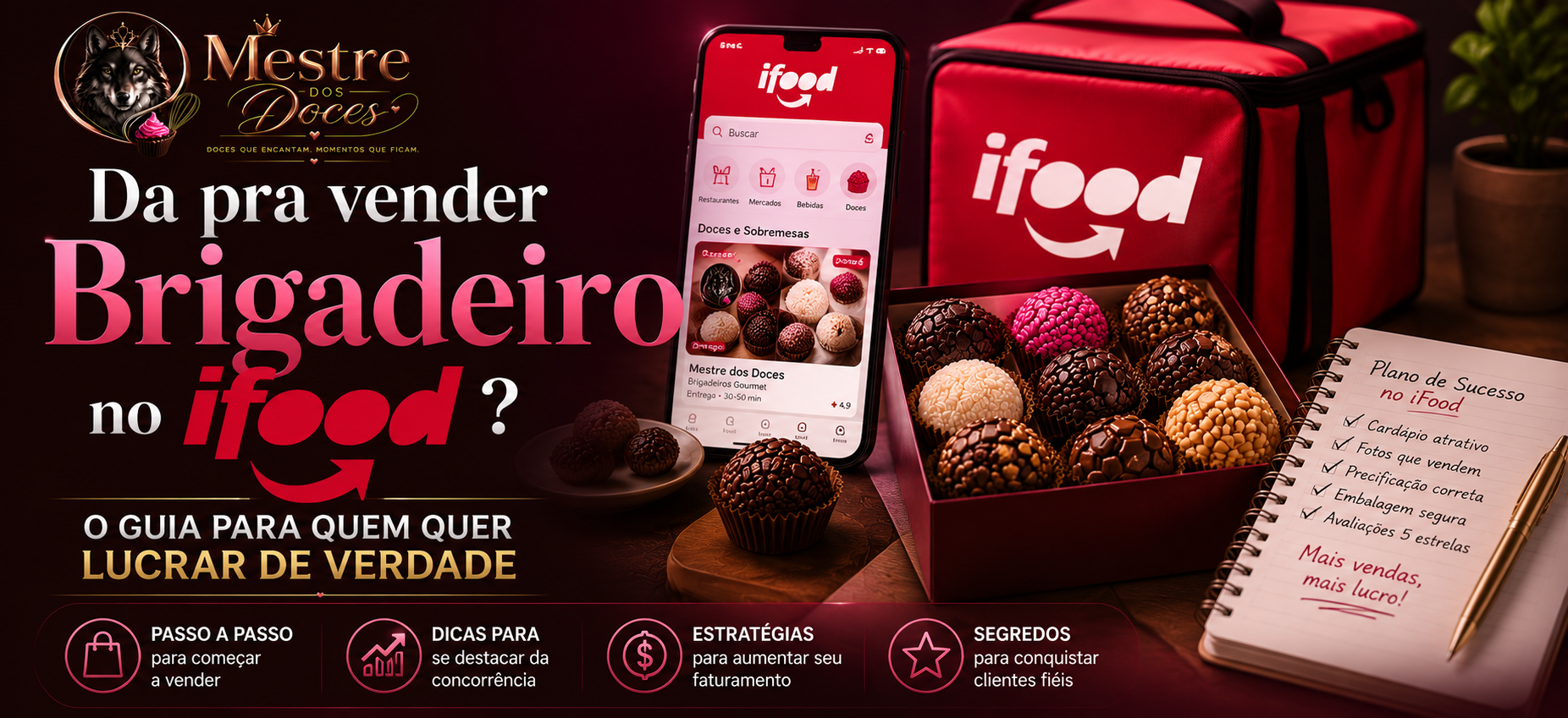 Da pra vender brigadeiro no iFood