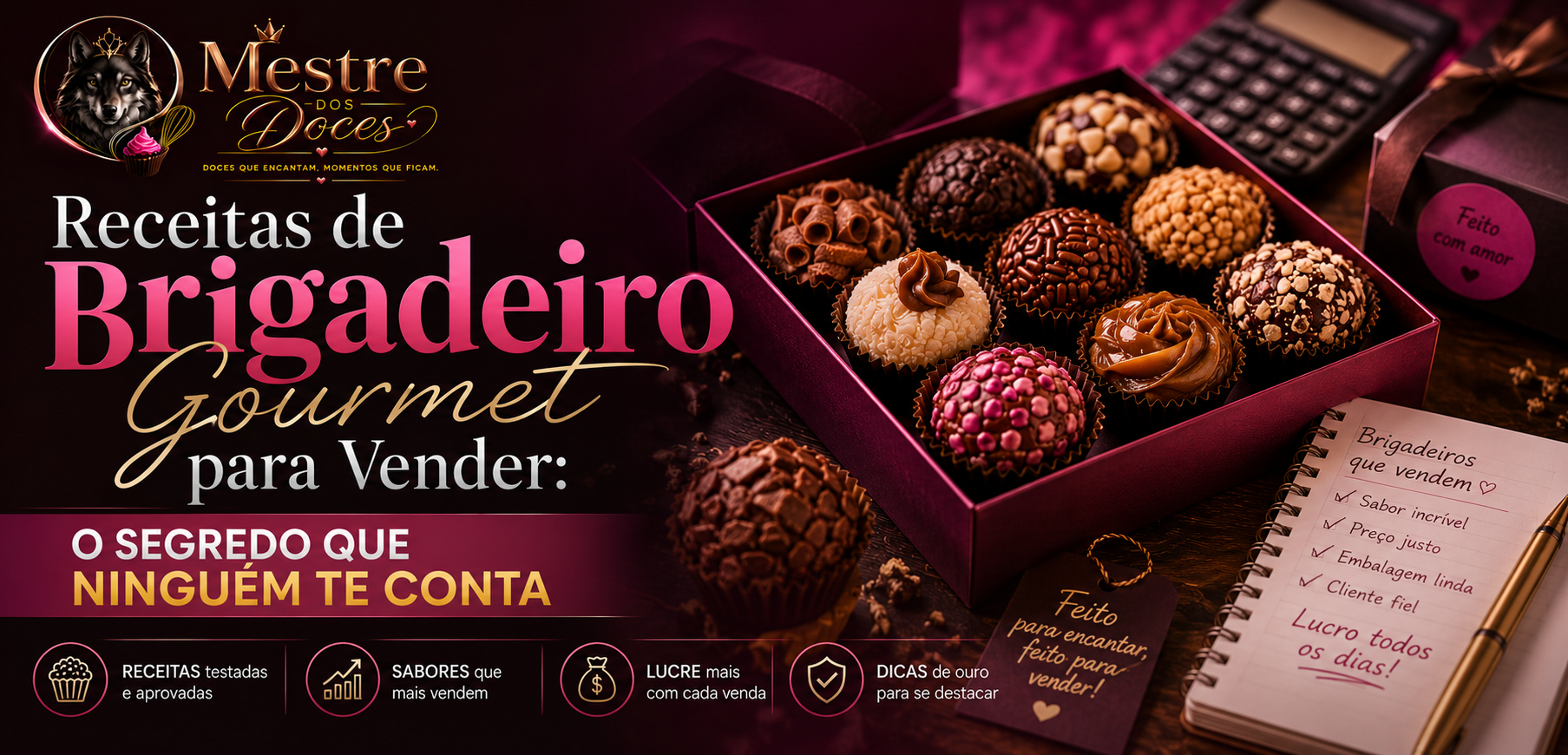Receitas de Brigadeiro Gourmet para Vender