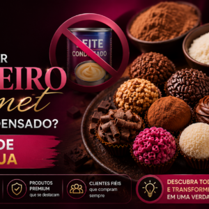 Dá pra fazer brigadeiro gourmet sem leite condensado? A verdade nua e crua